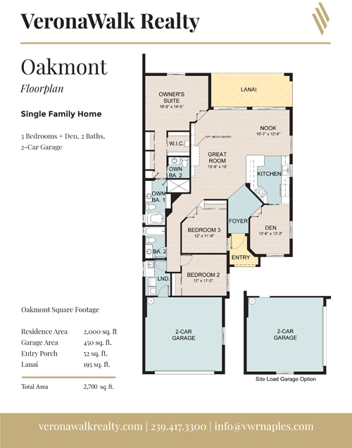 VWR Oakmont Floor Plan